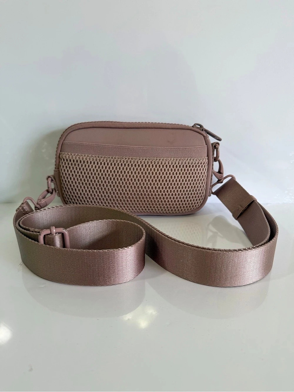 Quince All-day Neoprene Crossbody In Thistle EUC